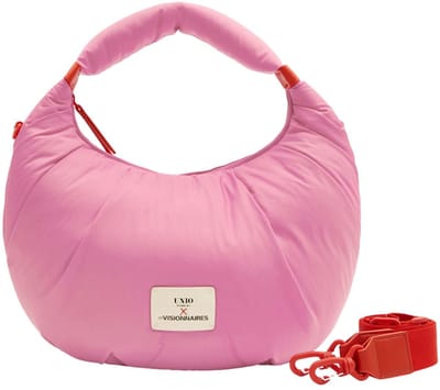 Unio Hamburg x Les Visionnaires schoudertas Puffy Unio Kitzbuehel New Lolly Pop roze
