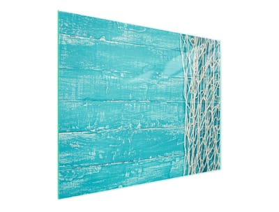 TMK ArtDeko - Snijplank - Glas - 52x30 cm - Turkis