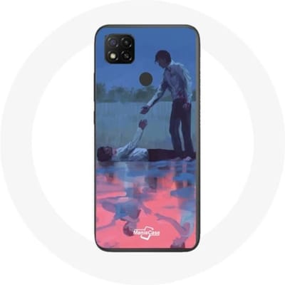 Coque Xiaomi Redmi 9C Squid Game Seong Gi hun Numéro 456 Et Cho Sang woo Numéro 218