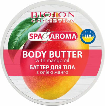 BIOTON Cosmetics - SPA AROMA - Bodyboter met mango boter- verzacht en verjongd de huid 250ml