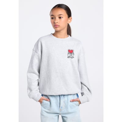 America Today Sabeau Jr Light Grey Melange Größe: 146/152 | T-Shirts Outlet | Unisex | Grau