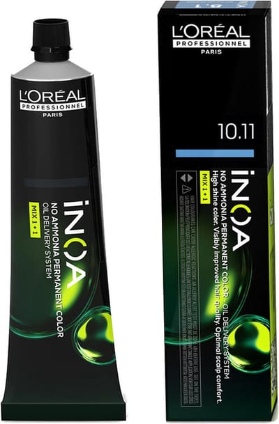 Permanente Kleur L'Oreal Professionnel Paris Inoa Color Nº 10.11 Licht platina blond (60 g)