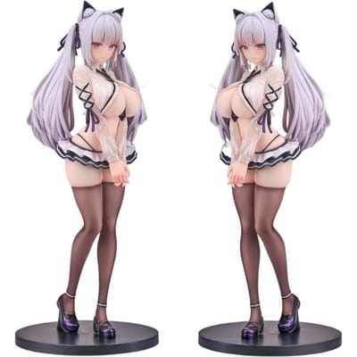 26CM Maxcute Hentai Alvina-chan Uniform Konijnenmeisje Figuur PVC Actie Anime Model Spel Beeldje Volwassen Verzamelaar Pop Speelgoed Cadeau