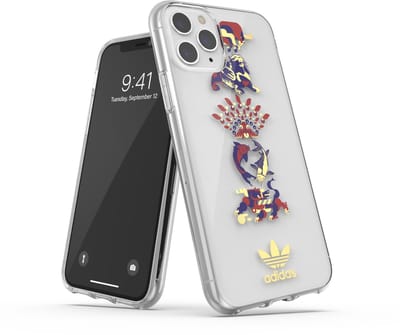adidas Clear Case CNY TPU kleurrijke dieren hoesje voor iPhone 11 Pro - kleurrijk