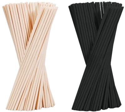 Dailygoods- Diffusersticks 100 stuks - Rotanstaafjes - Geurverdeler - Kamerg geur - Poreus - Eenvoudig in gebruik - Geurstokjes