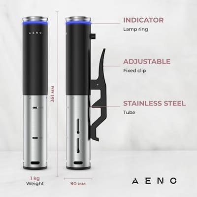 Sous Vide Garer 1200W - Waterdichte Vacuümmachine met LED-Touch-display en Automatische Programma's