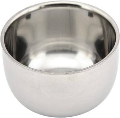 ARAMO® Essentials - Dubbellaagse scheerkom van roestvrij staal (72 x 50 mm)