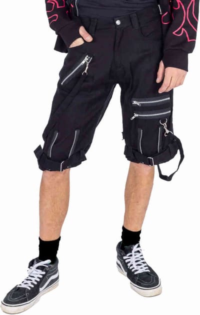 Heartless - Kahleb Korte broek - Taille, 38 inch - Zwart
