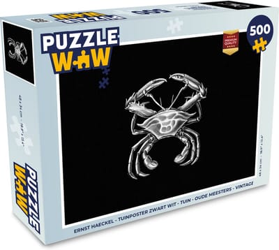 Puzzel Ernst Haeckel - Krab - Oude meesters - Vintage - Dieren - Kunst - Legpuzzel - Puzzel 500 stukjes
