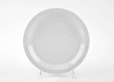 Populair Amerika Bord 26,5 cm - Wit, Porselein