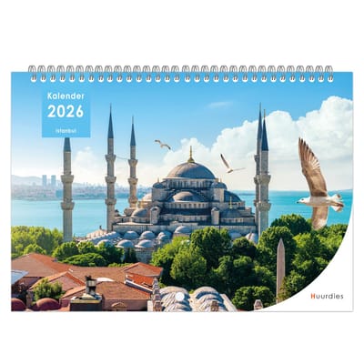 Huurdies - 2026 Kalender - Istanbul - A4