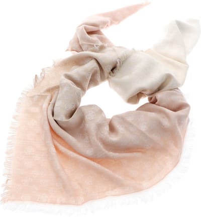 GUESS Sjaal Kefiah Scarf 120x120 Grey Ombre Beige