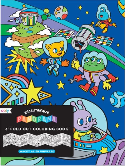 Ooly - Ooly pittoresk panorama - Wacky buitenaards universum - Tekenboek