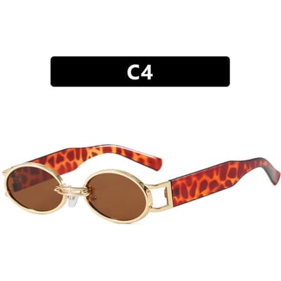 Duurzaam Hoge Kwaliteit Y2K Geïnspireerd Retro High End Ontwerper Stijl Trendy Ovaal Vormig Vrouwelijk Voor Zowel Mannen Zonnebril