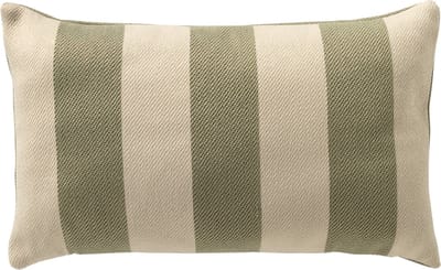 Dutch Decor CYRUS - kussenhoes outdoor 30x50 cm - waterafstotend en uv-bestendig - gestreept - Swamp - groen