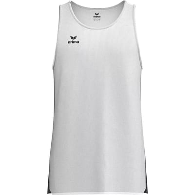 Erima T&F Wings Singlet Heren - Wit / Zwart | Maat: S