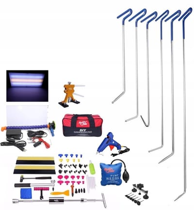 Professionele PDR Deuk Verwijderingsset met LED Lamp & Gereedschap