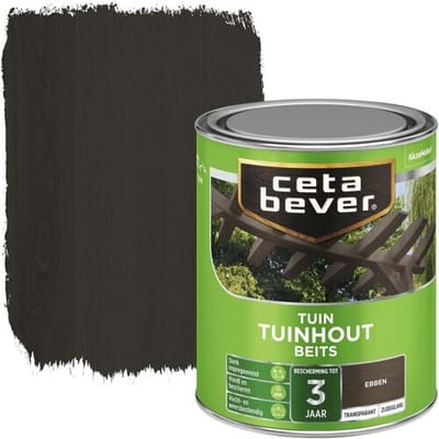 Cetabever - Tuinbeits Tuinhout Transparant - Ebben - 750 Ml