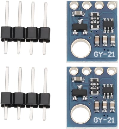 VT Goods - Temperatuur Sensor - Vochtigheid Sensor - Compact ontwerp - Blauw - I2C Module - Geschikt voor A-rduino en Raspberry Pi - 2 stuks