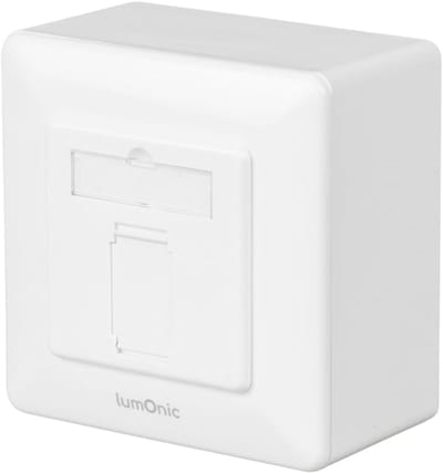 Netwerkaansluiting Opbouw - RJ45 Socket - Internet Aansluiten - 10 Gbit/s Snelheid - 1 Poort - Wit