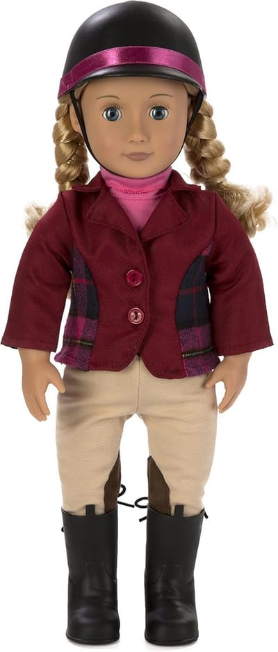 Poppen set - Speelgoed pop - Rollenspel spelen - Poseerbaar met outfits - 18 inch - Wit