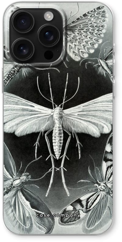 Case Company® - Hoesje geschikt voor iPhone 16 Pro Max hoesje - Haeckel Tineida - Soft Cover Telefoonhoesje - Bescherming aan alle Kanten en Schermrand