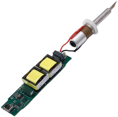 Ultrasone Snijtransducer 30W 40KHz voor PCB en Staal - Snijgereedschap met 15 Bladen en Opbergdoos voor 3D Printen en Kunststof Bewerking