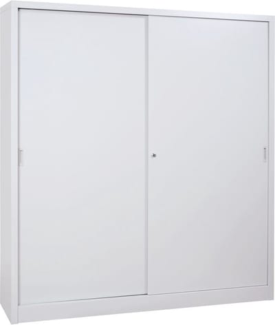 Schuifdeurkast 195x180x45 cm in Zwart (demontabel)