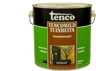 Tenco Buitenbeits Tencomild - Transparant Antraciet - Zijdeglans - 2,5l