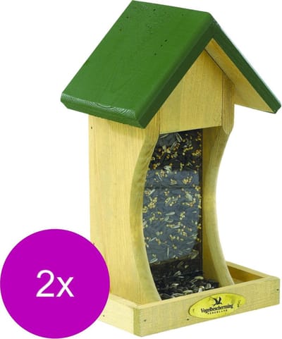Wildbird Wandvoederhuis Tennessee - Voederhuis - 2 x 19.5x14x36.5 cm