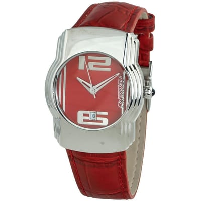 Horloge CHRONOTECH CT-7279M-05. Kwarts, Kleur rood. Uniseks. brown