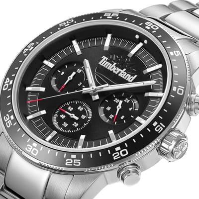 Horloge Casual Parkman Dubbele Tijd Zwart