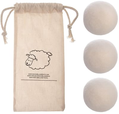 Drogerballen Wollen 7 cm 3 stuks - Droger ballen - Droogballen - Herbruikbaar - Wasdrogerballen - Energiebesparend