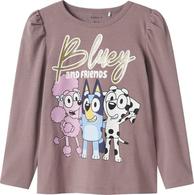 NAME IT - NMFARIA BLUEY LS TOP NOOS SKY - Meisjes - Blouses