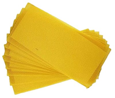 Natuurlijke Bijenwasvellen voor Kaarsen Maken - 10 Stuks DIY Kaarsen Kits voor Volwassenen en Kinderen