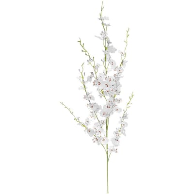 Kunst Orchideeën Bloem Faux Zijde Dansende Orchidee Lange Steel 7 Takken voor Huis Bruiloft Kantoor