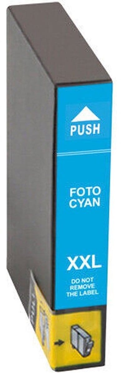 T0805 Light Cyaan Inkt Cartridge | Compatible met Epson T0805 Light Cyaan | Geschikt voor Epson Stylus Photo P50, 50, PX 650, PX 660, PX (700W)(710W)(720WD)(730WD), PX (800FW)(810FW)(820FDW)(830FDW), R 265, R 285, R 360, RX 560, RX 585, RX 685