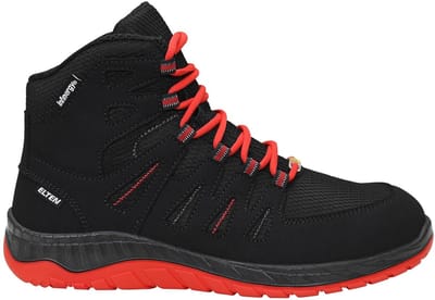 Veiligheidsschoenen Laag S3 Zwart Rood Heren - Lichtgewicht Werkschoenen