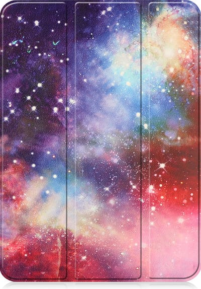 Hoesje - Geschikt voor Apple iPad 10 (2022) - 10.9 inch - 10e Generatie - Dun & Stevig - Trifold Bookcase - Hard Cover - Hardcover Book Case - Tablet Hoes - Galaxy