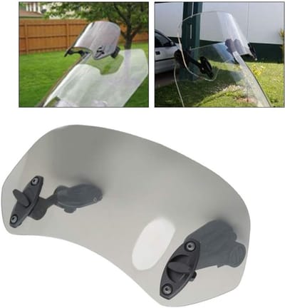 Verstelbare clip-on windscherm deflector en verlengspoiler accessoires voor motorfietsen, universele installatie en verbeterde aerodynamica