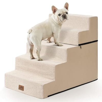 Hondentrap - Huisdier trap - Huisdier comfort - Verbreed stabiel ontwerp - 75 x 50 x 60 cm - Grijs