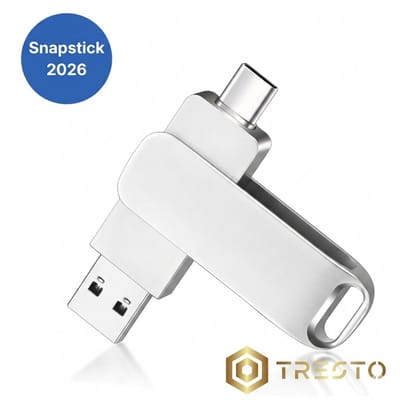 TRESTO - Snapstick 128 GB- Safesnaps - Mobiele Opslag - Voor Iphone & Android - Geheugenstick usb - Extern Geheugenopslag - Flashdrive Voor iPhone - Flash Drive - USB STICK
