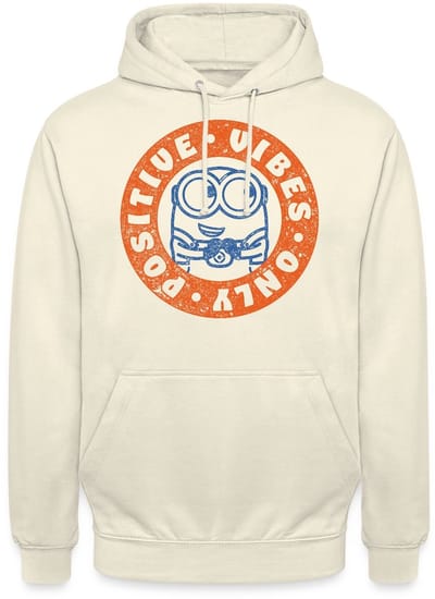 Minions Bob Positive Vibes Hoodie Unisex