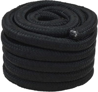 vidaXL - Boottouw - 5 - mm - 25 - m - Zwart