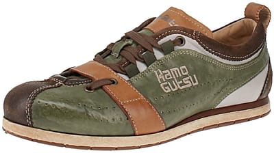 Kamo-Gutsu Tifo-017 - Herenschoenen Sneaker - Bruin-Menta