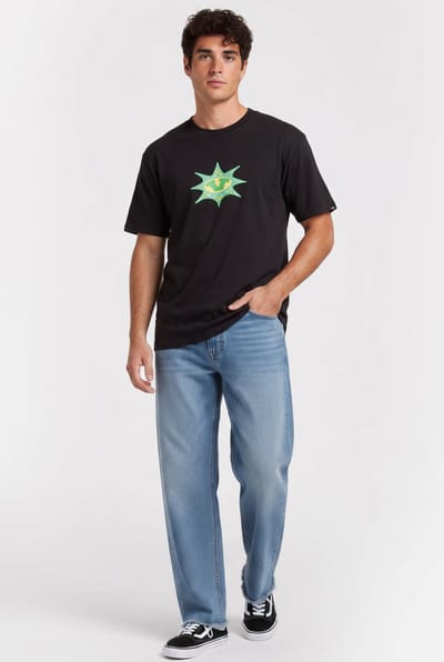 Vans Star Checker Ss Black Taglia: M | Magliette basic Outlet | Uomo | Nero