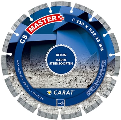 Carat CS MASTER Diamantschijf beton/hard steen 230x22,23mm - CSM2303000