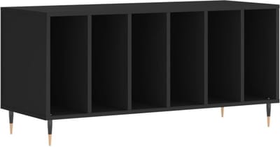 Zylo® Platenspeler Kast - Platenspeler Meubel - Ip Kast - 100x38x48cm - Zwart