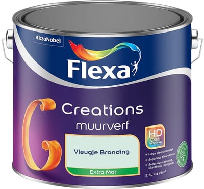 Flexa - Creations Muurverf Extra Mat - Vleugje Branding - Mengverf - 2,5 L