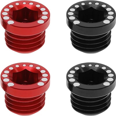 Dailygoods- Remschroef Aluminiumlegering - 4 Stuks - M10 Draad - Mountainbike/Racefiets - Lichtgewicht - Zandbestendig - Fietsschroef